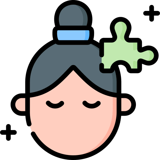 Mental health health clinical puzzle icon