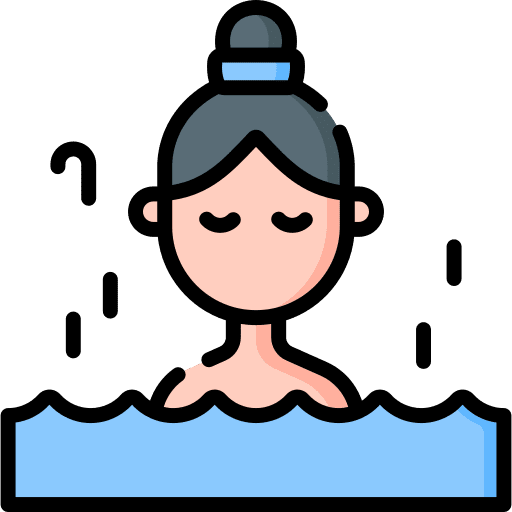 Hydrotherapy hydrotherapy people bathtub icon