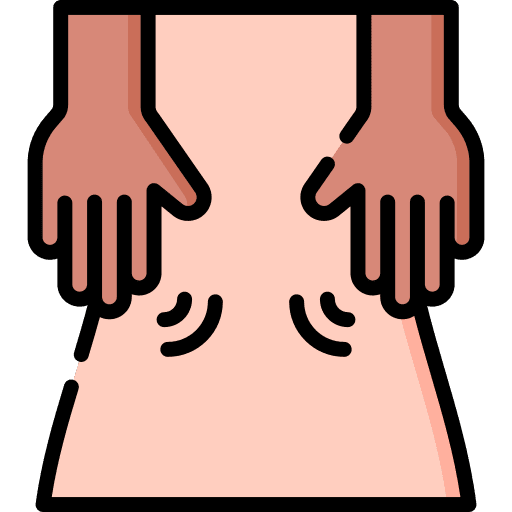 Massage relaxation hand massage icon