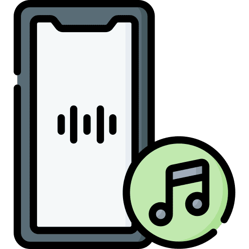 Music therapy electronics audio music and multimedia icon