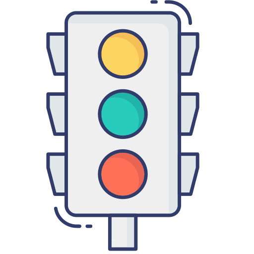 Traffic light traffic light road sign signaling icon