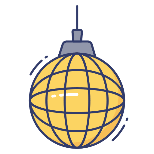 Disco light light sound disco dance icon