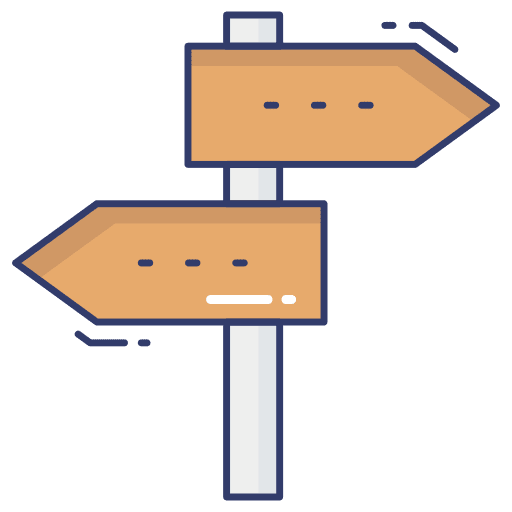 Road sign right road sign direction icon