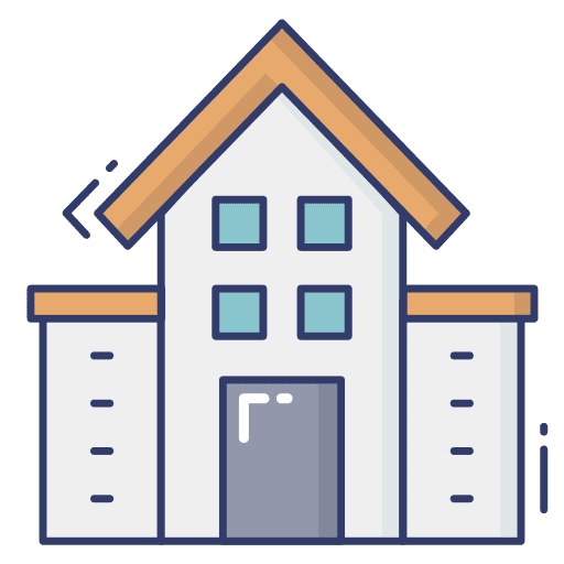House real estate architecture and city building icon