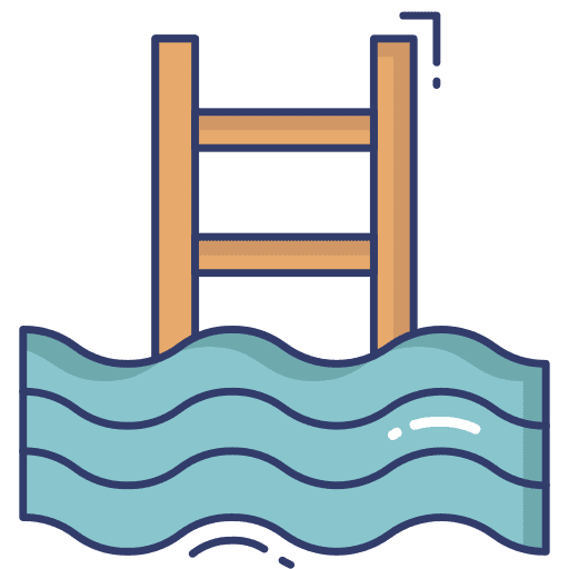 Swimming pool swimming pool ladder sports and competition icon