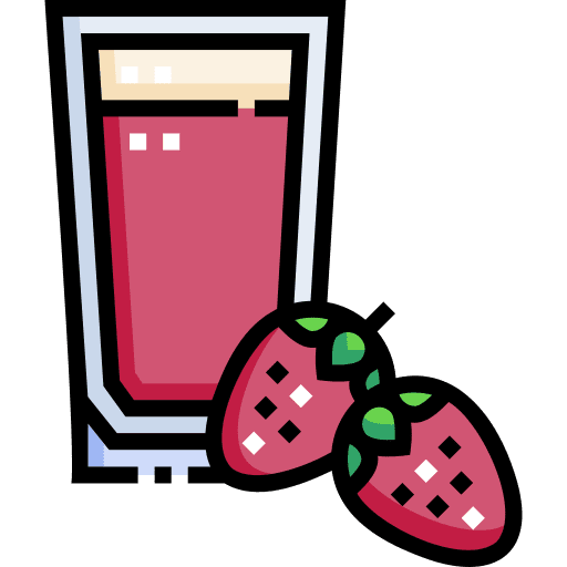 Chicha de frutilla shake cultures drink icon