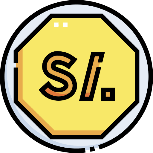 Sol money sun coin icon