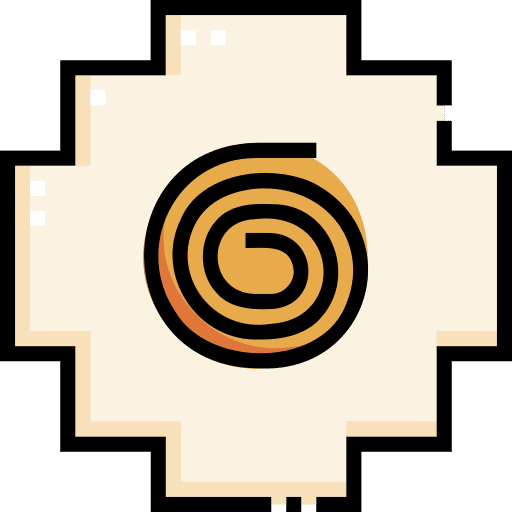 Inca cultures cross shapes and symbols icon