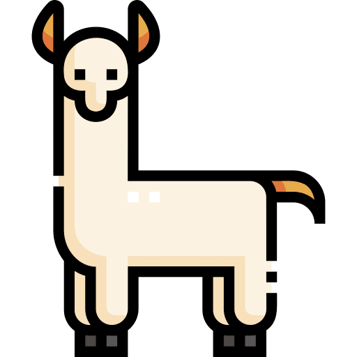 Llama llama animals animal kingdom icon