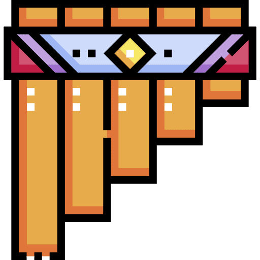 Pan flute pan flute musical instrument wind instrument icon