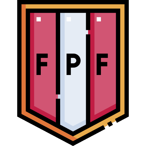Peruvian football federation flag shield peru icon