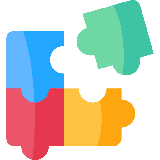 Puzzle creativity contribute gaming icon