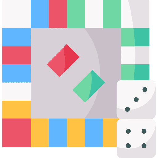 Board game dice table games entertainment icon