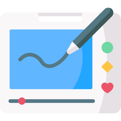 Drawing drawing pencil play icon