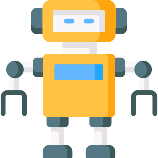 Robot robot kid mechanical icon