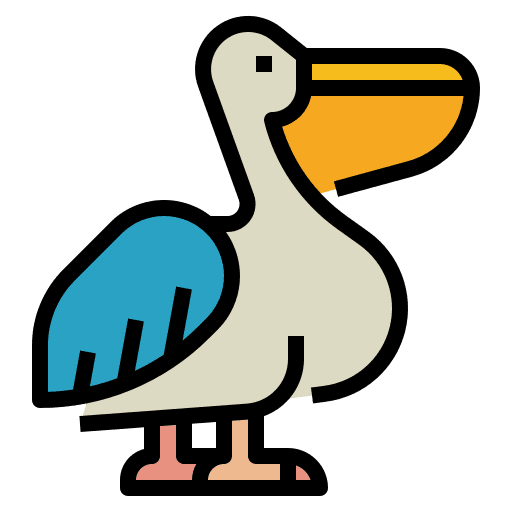 Pelican wild life animal kingdom pelican icon
