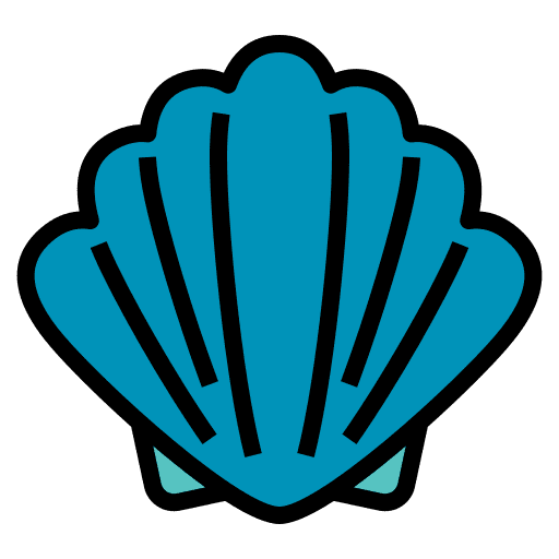 Shell mollusk shell seafood icon