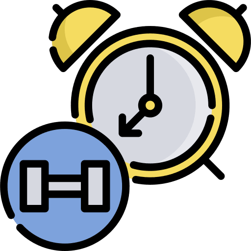 Training training work out time icon