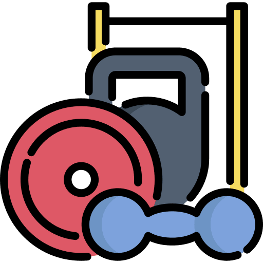 Weights weights sport gym icon