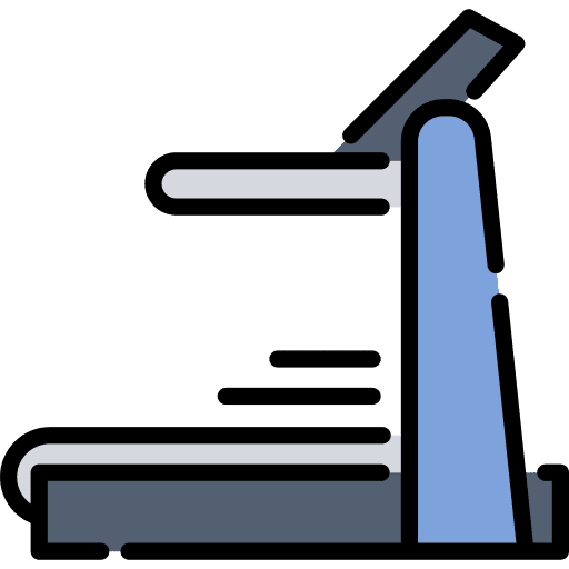Treadmill sport working treadmill icon