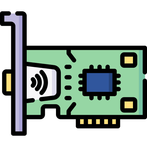 Network computer hardware connectivity component icon