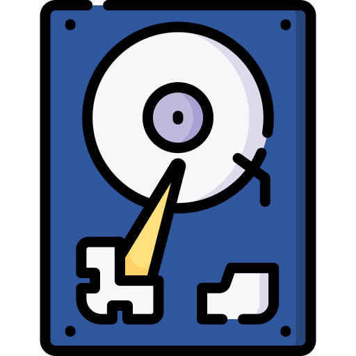 Hard drive technology electronics hard drive icon