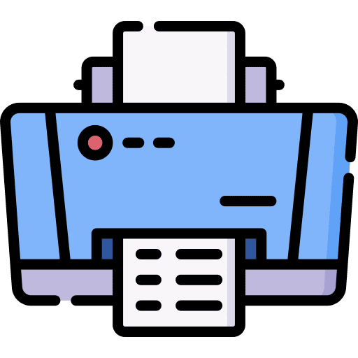 Inkjet hardware computing inkjet icon