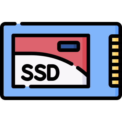 Ssd computing card device icon