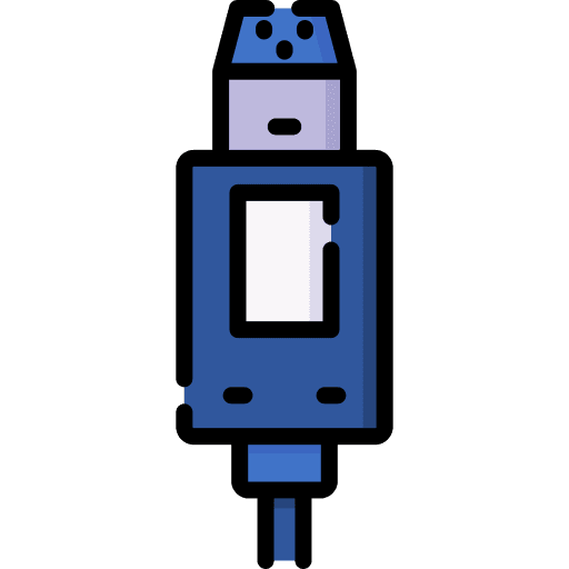 Connector device electronics cable icon