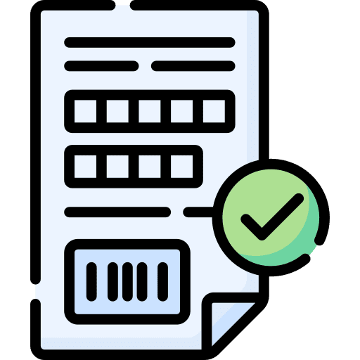 Tax tick done tax icon