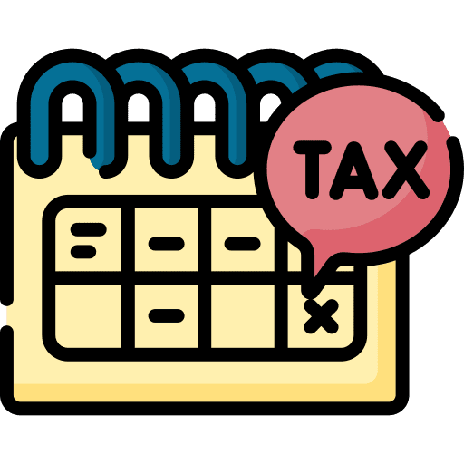 Calendar payment time and date pay icon