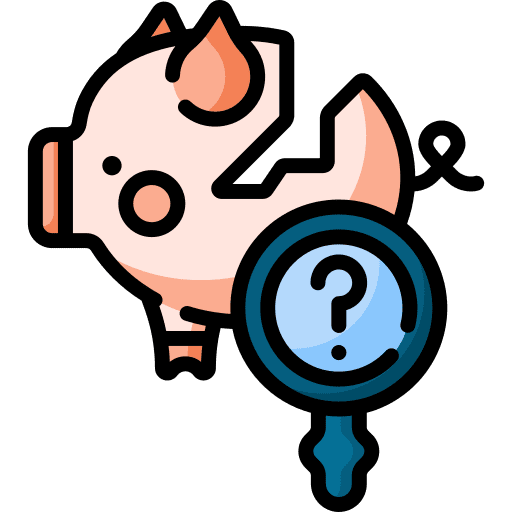 Piggy bank piggy bank money broken icon