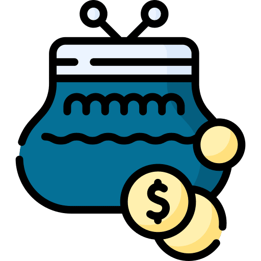 Purse purse business and finance cash icon