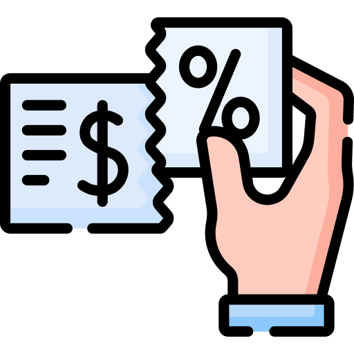 Tax business and finance dollar tax icon