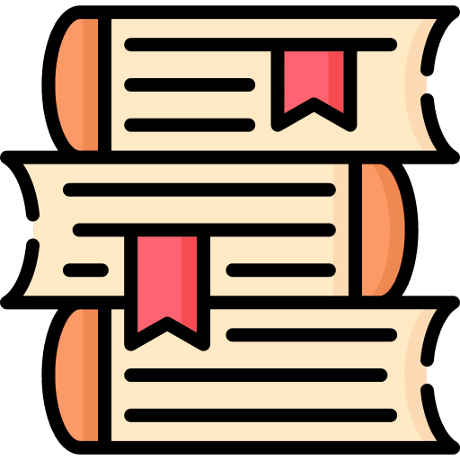 Law tome judge bookmark icon