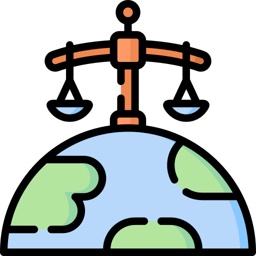 Global laws judge scale miscellaneous icon