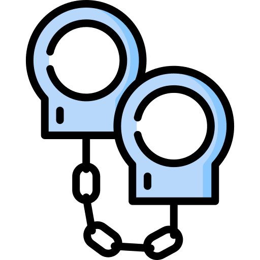 Handcuffs security police jail icon