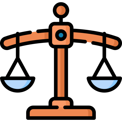 Justice judge justice law icon