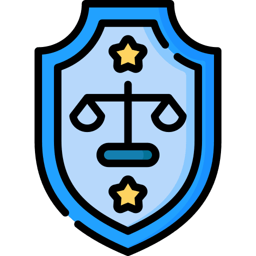 Emblem shield security protection icon