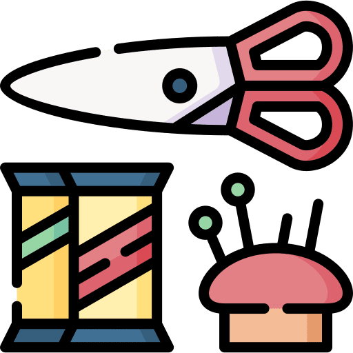 Needlework needlework sewing scissors icon