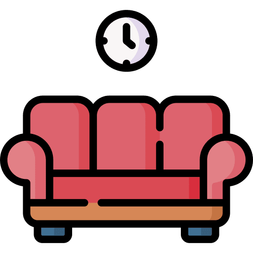 Couch relax rest sofa icon