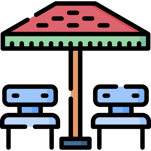 Relax umbrella relax canopy icon