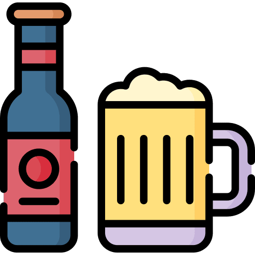 Beer mug alcoholic drink pub icon