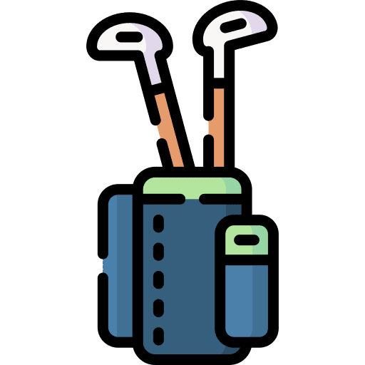 Golf sports and competition equipment golf icon