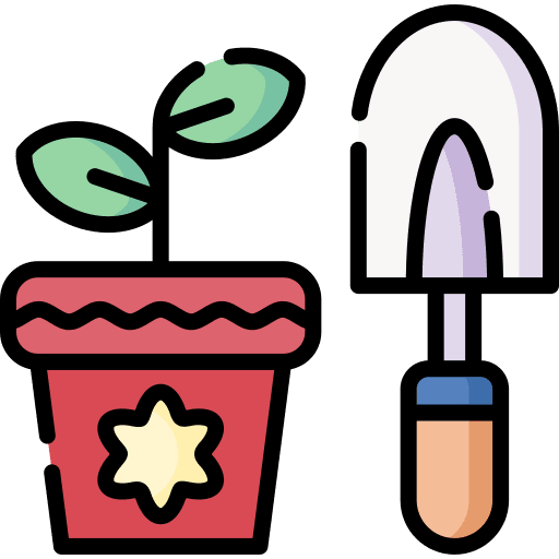 Plant growing seed gardening sprout icon