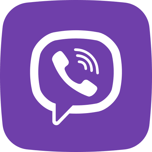 Viber logotype social media logo icon