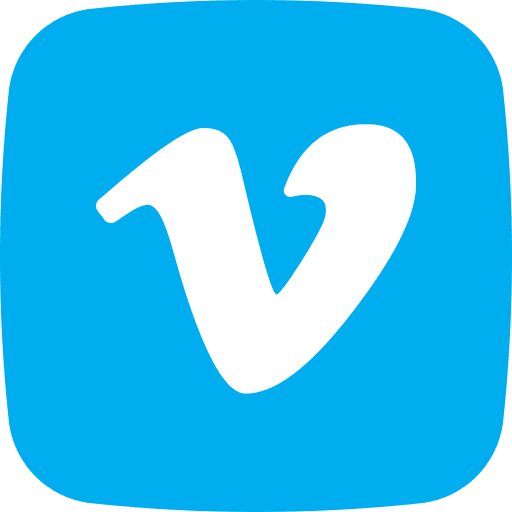 Vimeo social network vimeo social media logo icon