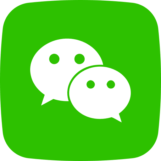 Wechat brands and logotypes social media social badge icon