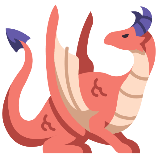 Dragon mythology animals flying icon