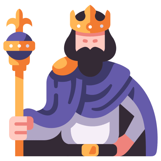 King kingdom medieval royal icon